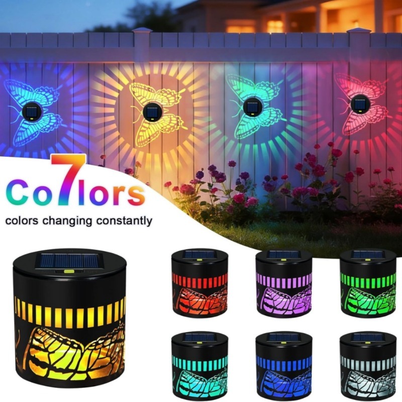 Deck Step Light - Decorative Solar Butterfly Lights Garden Wall
