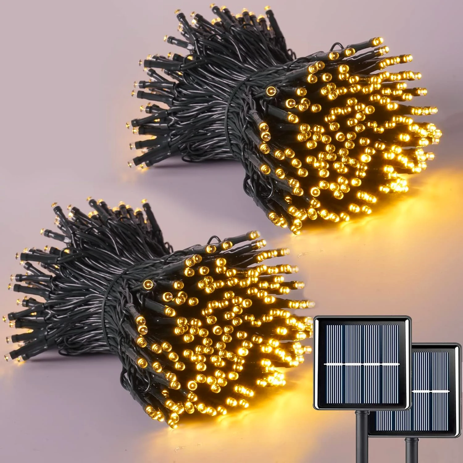 Outdoor Lighting Under Pergola - LED Solar Light String 8 Functions