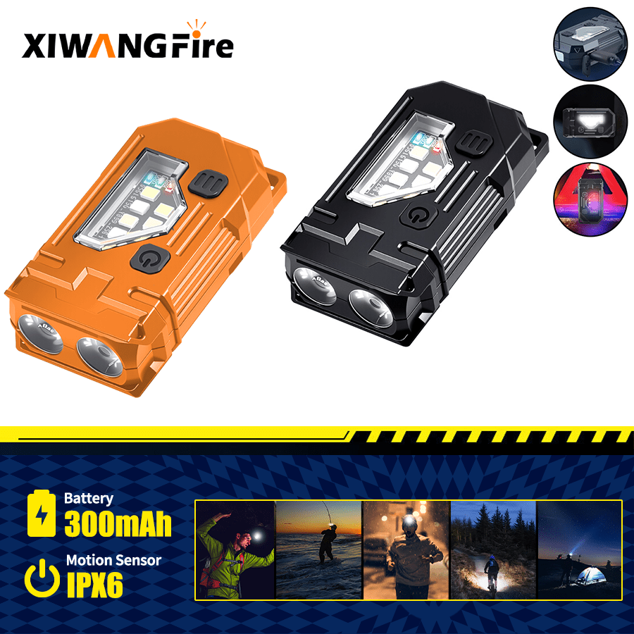Outdoor Lighting B&Q - Mini Keychain EDC Flashlight - Rechargeable
