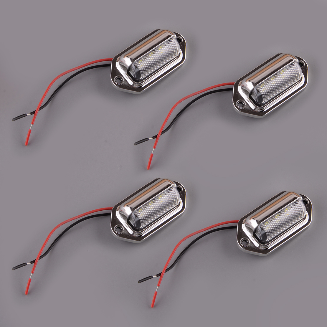 Outdoor Lighting Deck - 4Pcs Waterproof LED Deck Courtesy Stern