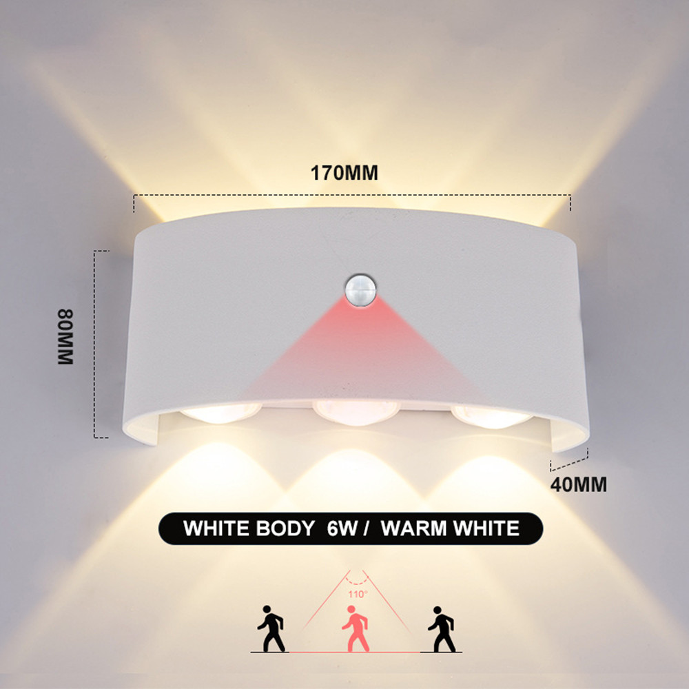 Outdoor Lighting Wall Mount - PIR Motion Sensor Wall Lamp AC85-265V