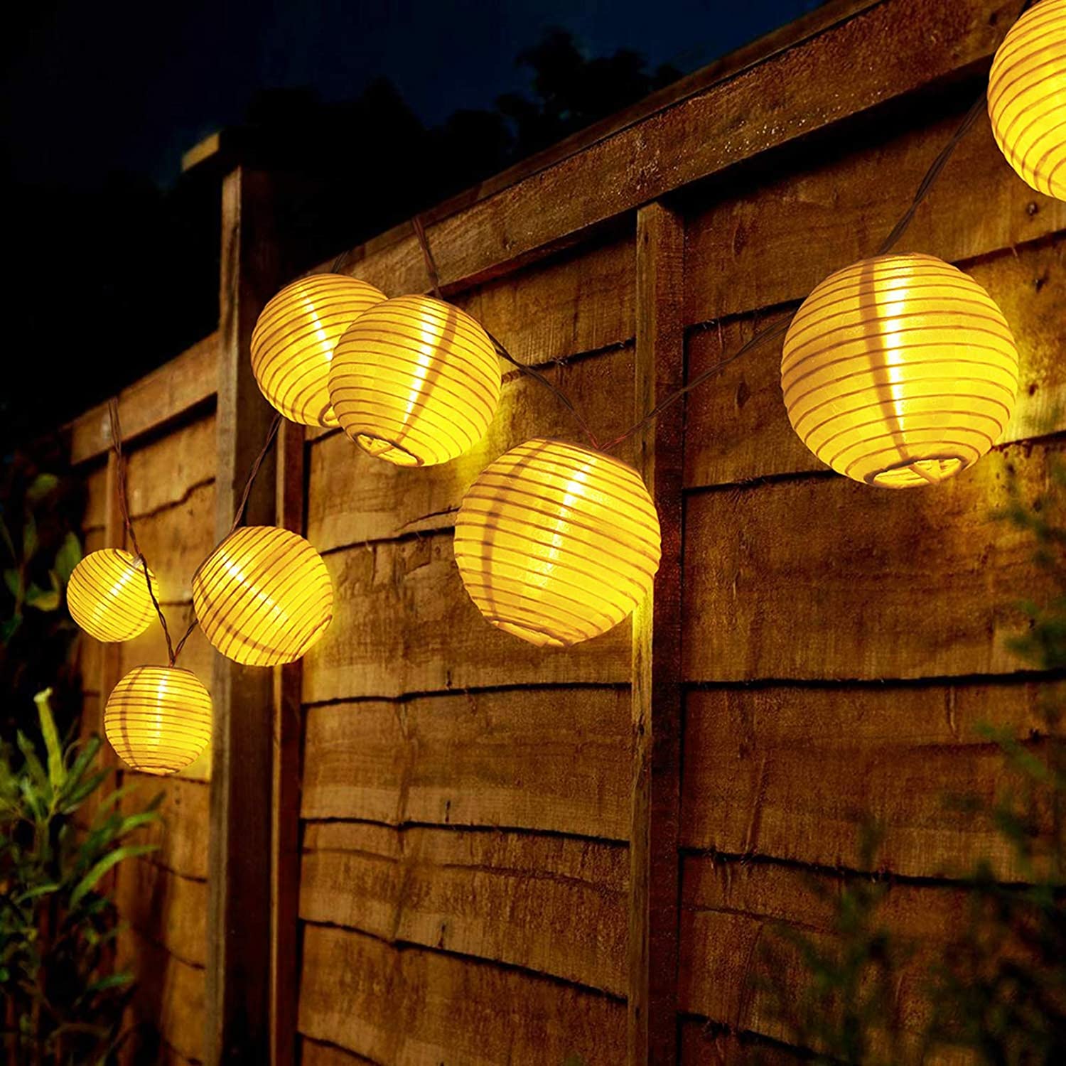 Waterproof Lantern Solar Strin - Outdoor Lighting Under Pergola 评论和价格