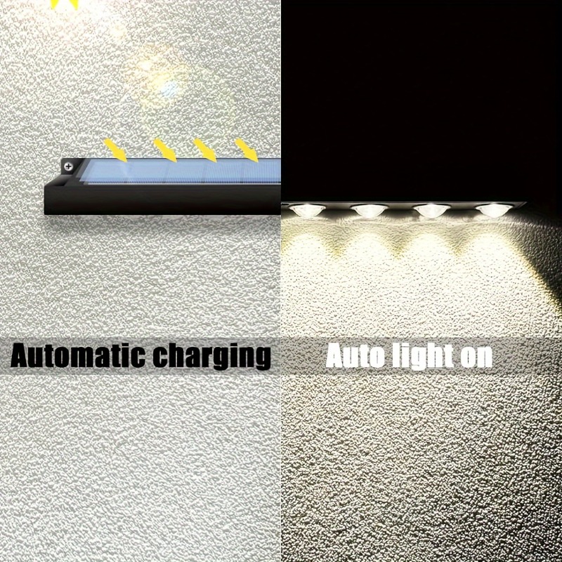 1/2/4Pcs Solar Sign Lights Out - Outdoor Lighting On Fence 评论和价格