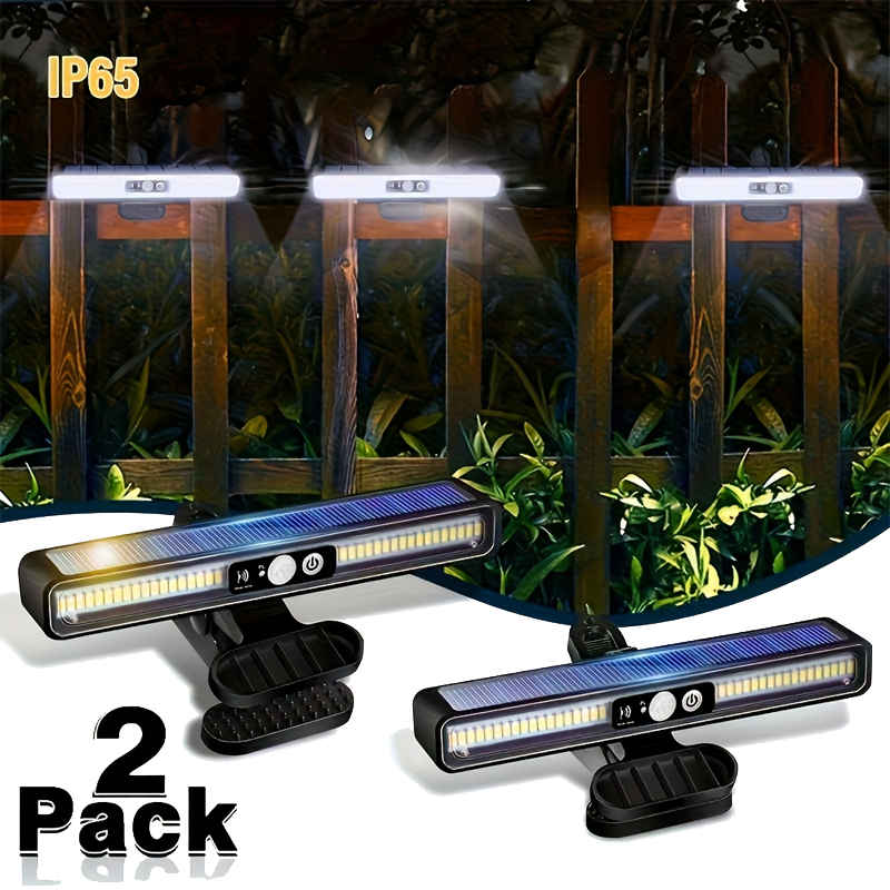Clip On Solar Motion Lights Ou - Outdoor Lighting On Fence 评论和价格