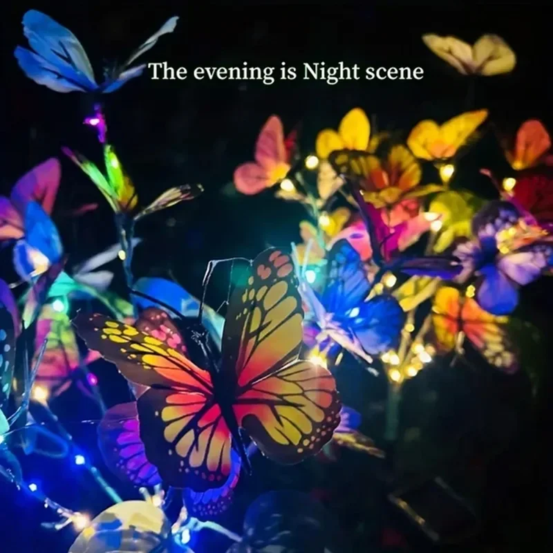 Solar LED Butterfly Garden Lig - Outdoor Lighting For Christmas 评论和价格