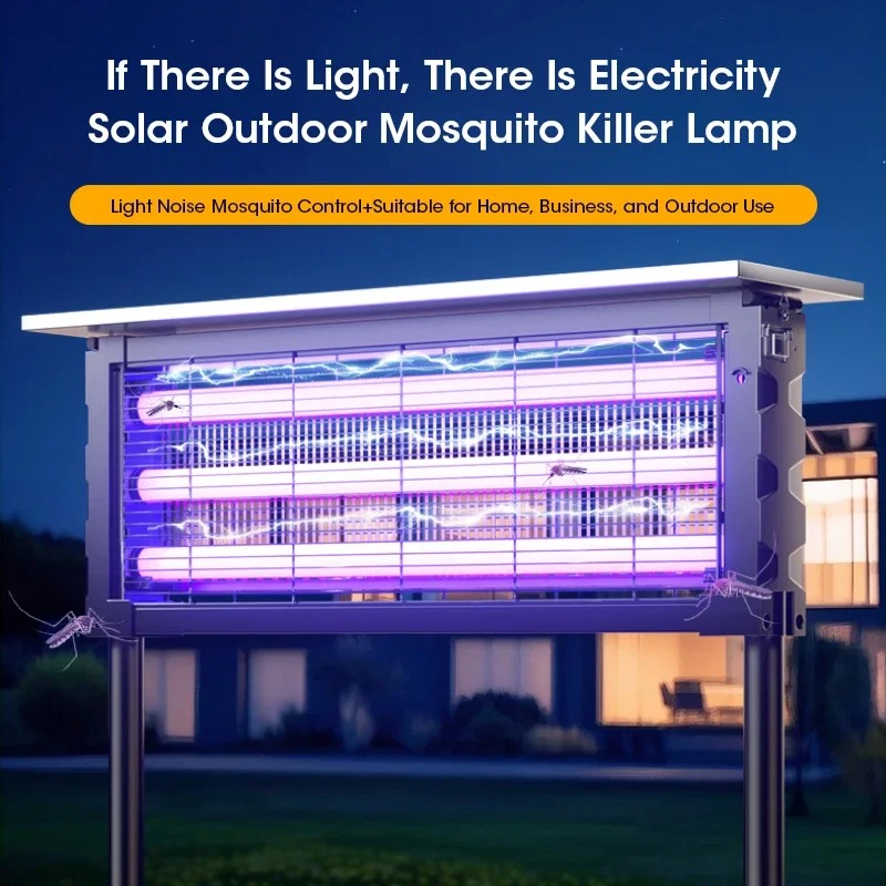 Heavy Duty Solar Insect Killer - Outdoor Lighting On Fence 评论和价格