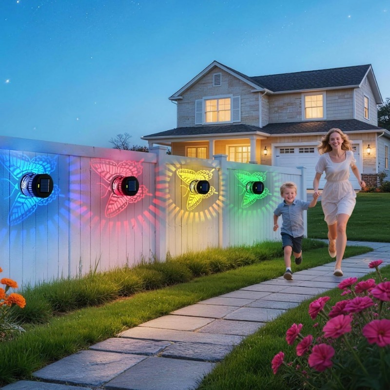 Decorative Solar Butterfly Lig - Deck Step Light 评论和价格