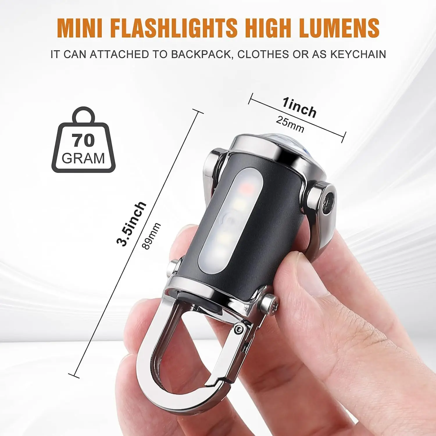 Mini Keychain Flashlight Recha - Outdoor Lighting B&Q 评论和价格