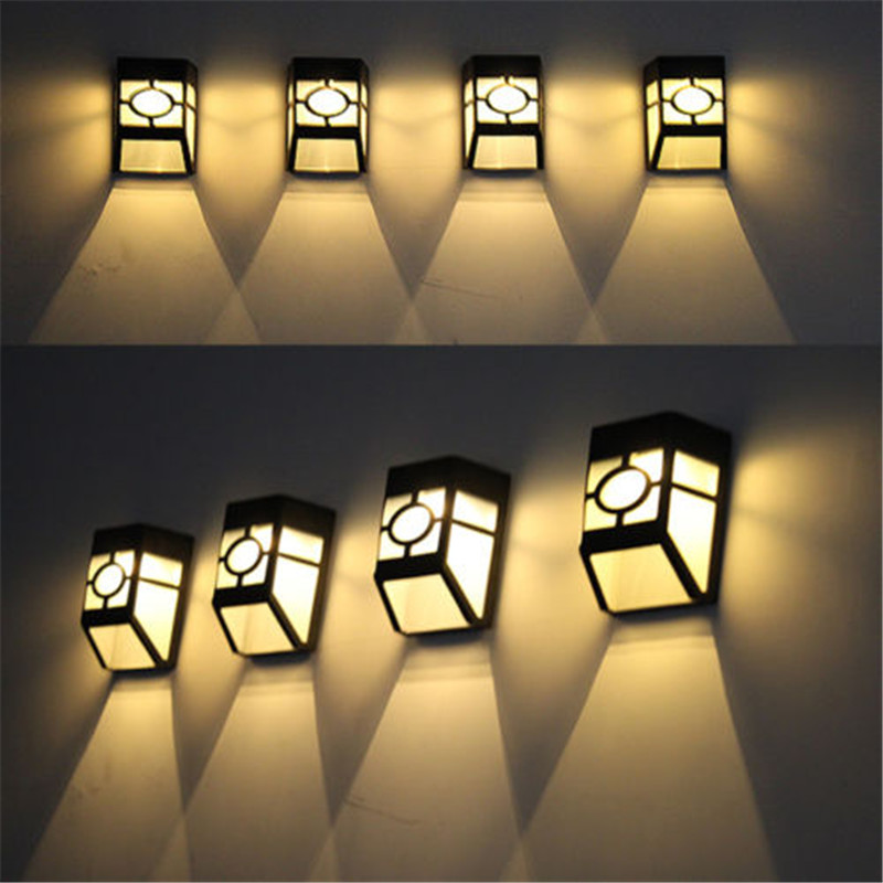 Solar Powered Wall Mount LED L - Outdoor Lighting Wall Mount 评论和价格
