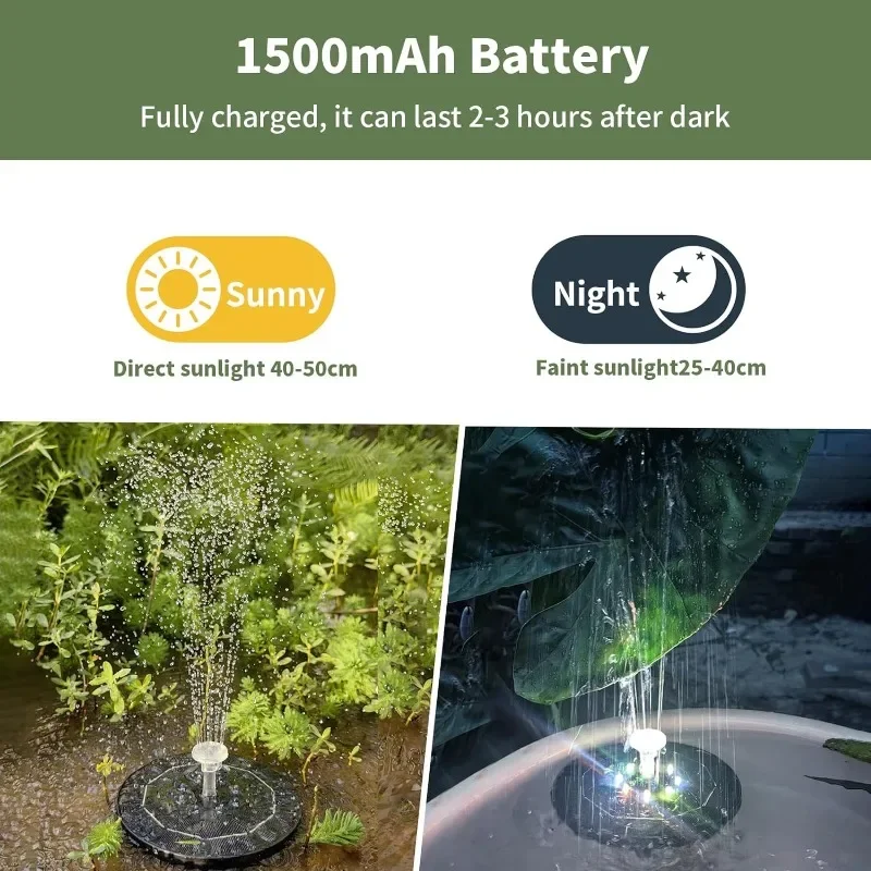 Fountain Light 7 Colors LED Li - Outdoor Lighting Under Pergola 评论和价格