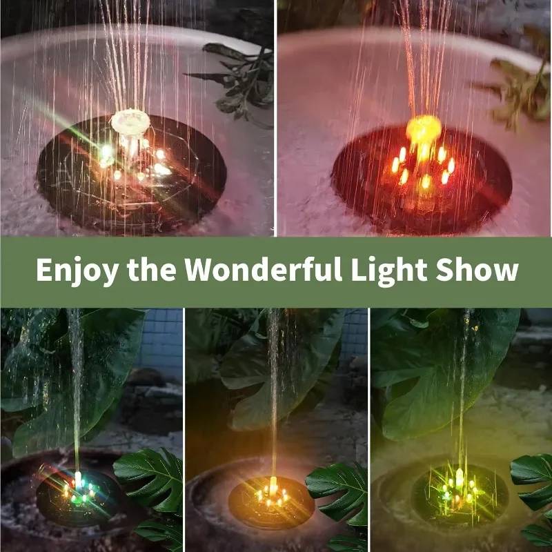 Fountain Light 7 Colors LED Li - Outdoor Lighting Under Pergola 评论和价格