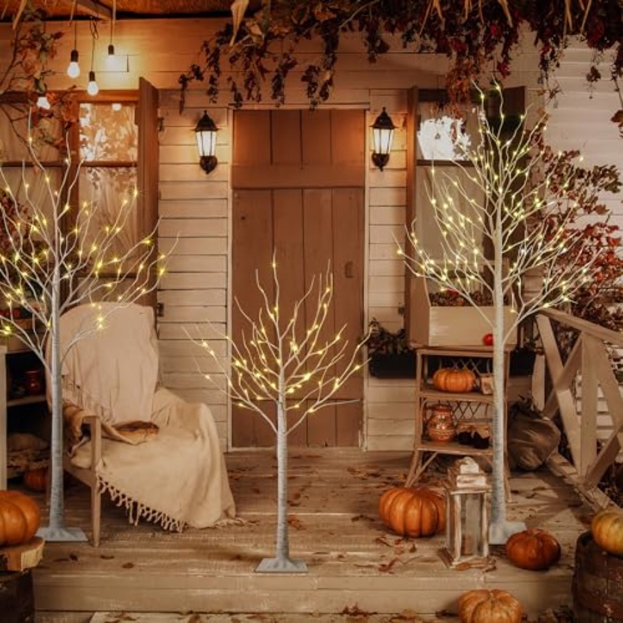 LED Birch Tree Light Set For I - Outdoor Lighting On Trees 评论和价格