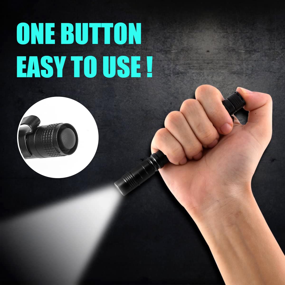 Portable Mini LED Pen Flashlig - Outdoor Lighting B&Q 评论和价格