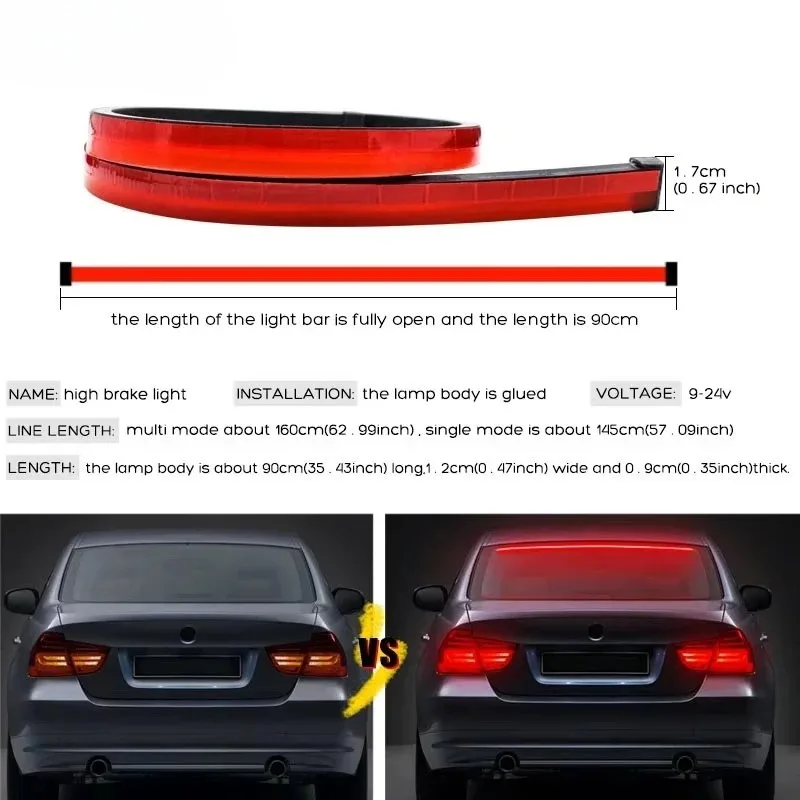 90cm Waterproof LED Brake Ligh - Waterproof Led Strip 评论和价格