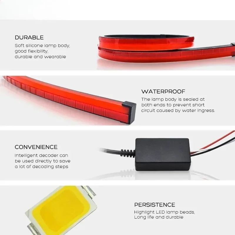 90cm Waterproof LED Brake Ligh - Waterproof Led Strip 评论和价格
