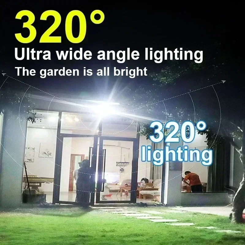 12000LM Powerful Solar Wall La - Outdoor Lighting Under Pergola 评论和价格