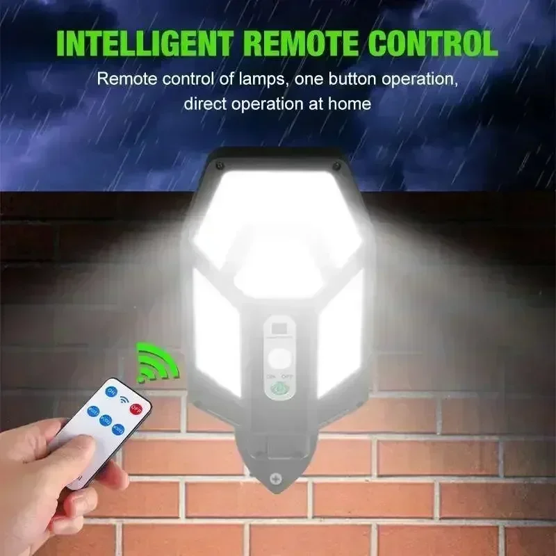 12000LM Powerful Solar Wall La - Outdoor Lighting Under Pergola 评论和价格
