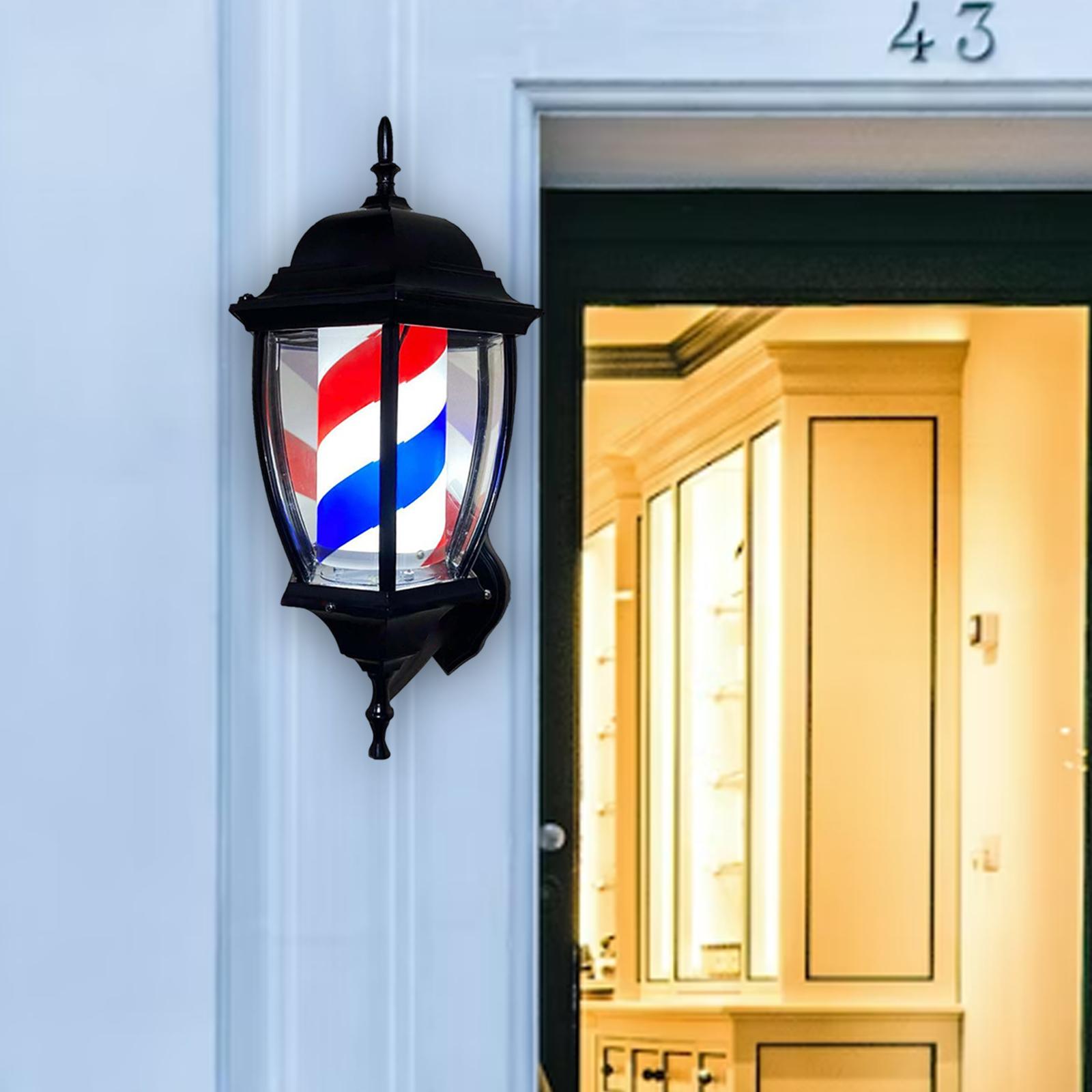 Barber Pole Light Rotating Lig - Outdoor Lighting Wall Mount 评论和价格
