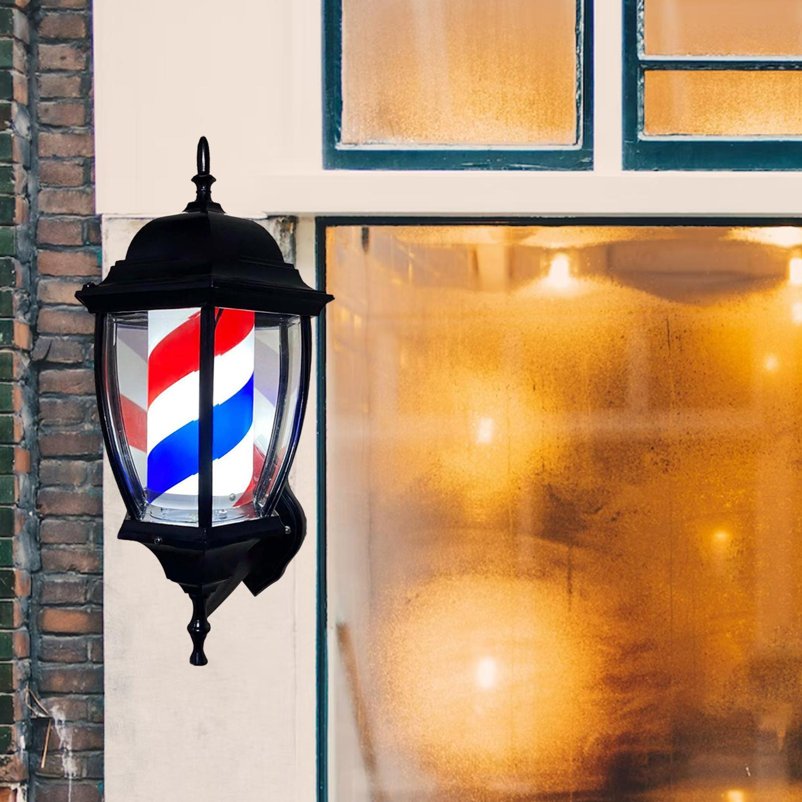 Barber Pole Light Rotating Lig - Outdoor Lighting Wall Mount 评论和价格