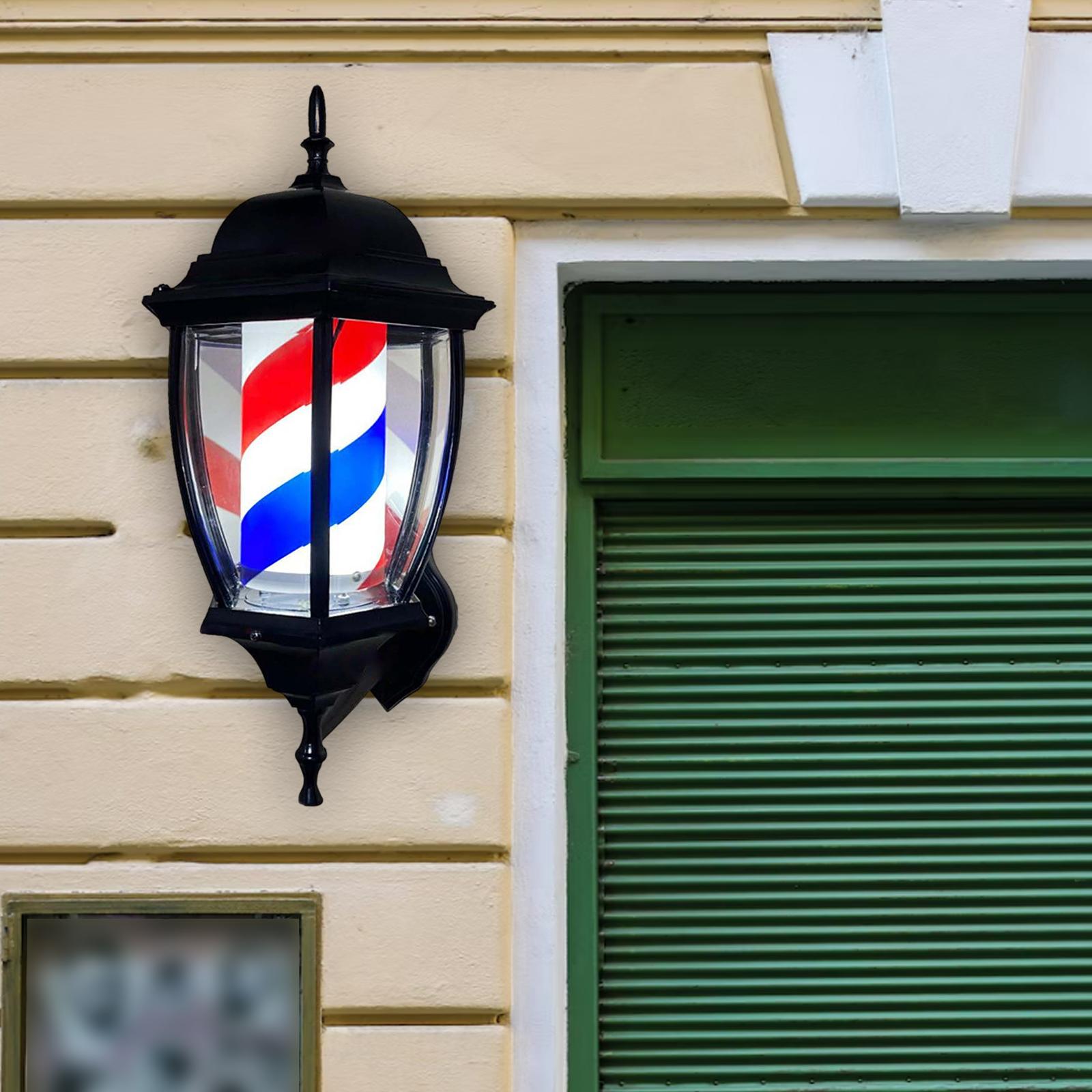 Barber Pole Light Rotating Lig - Outdoor Lighting Wall Mount 评论和价格