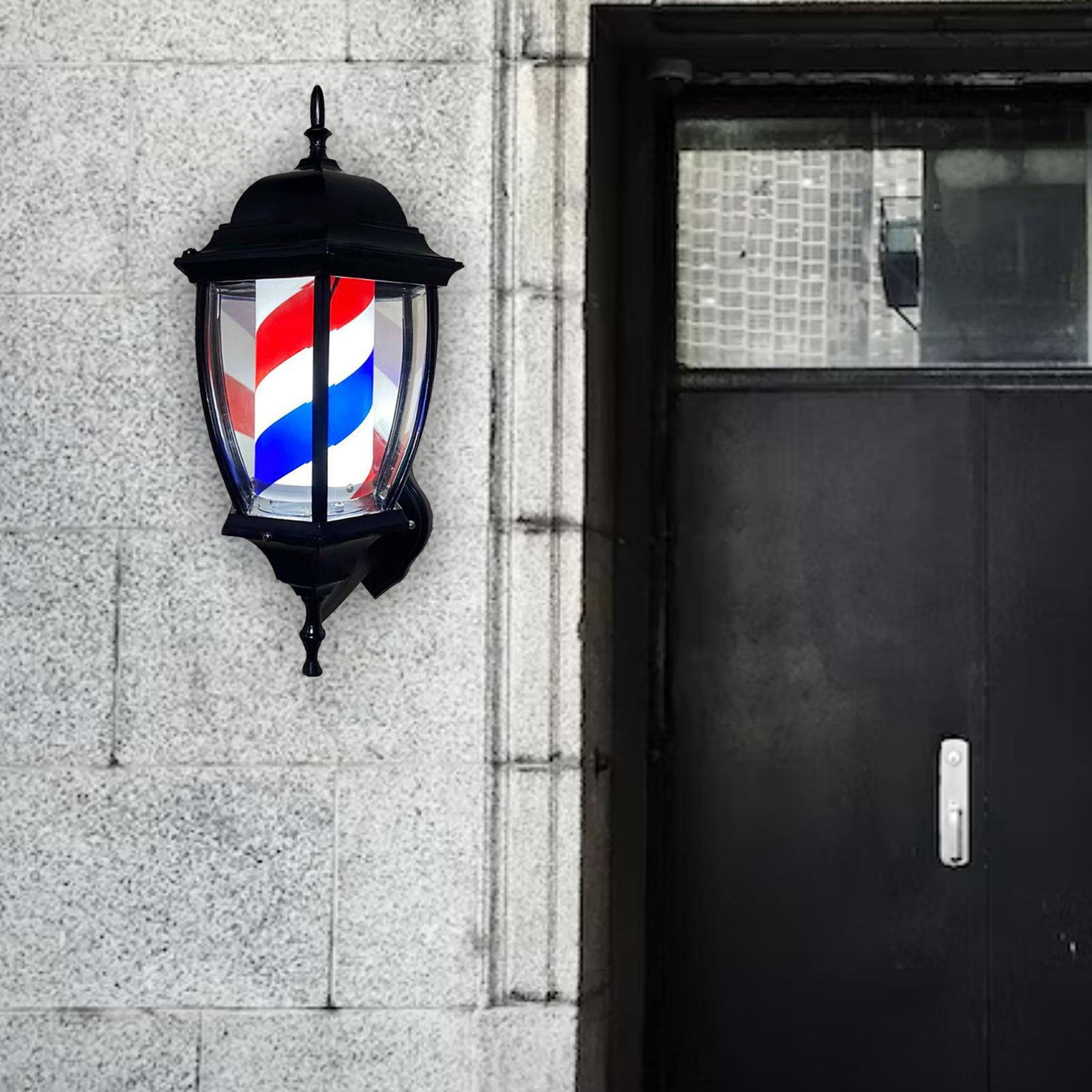 Barber Pole Light Rotating Lig - Outdoor Lighting Wall Mount 评论和价格