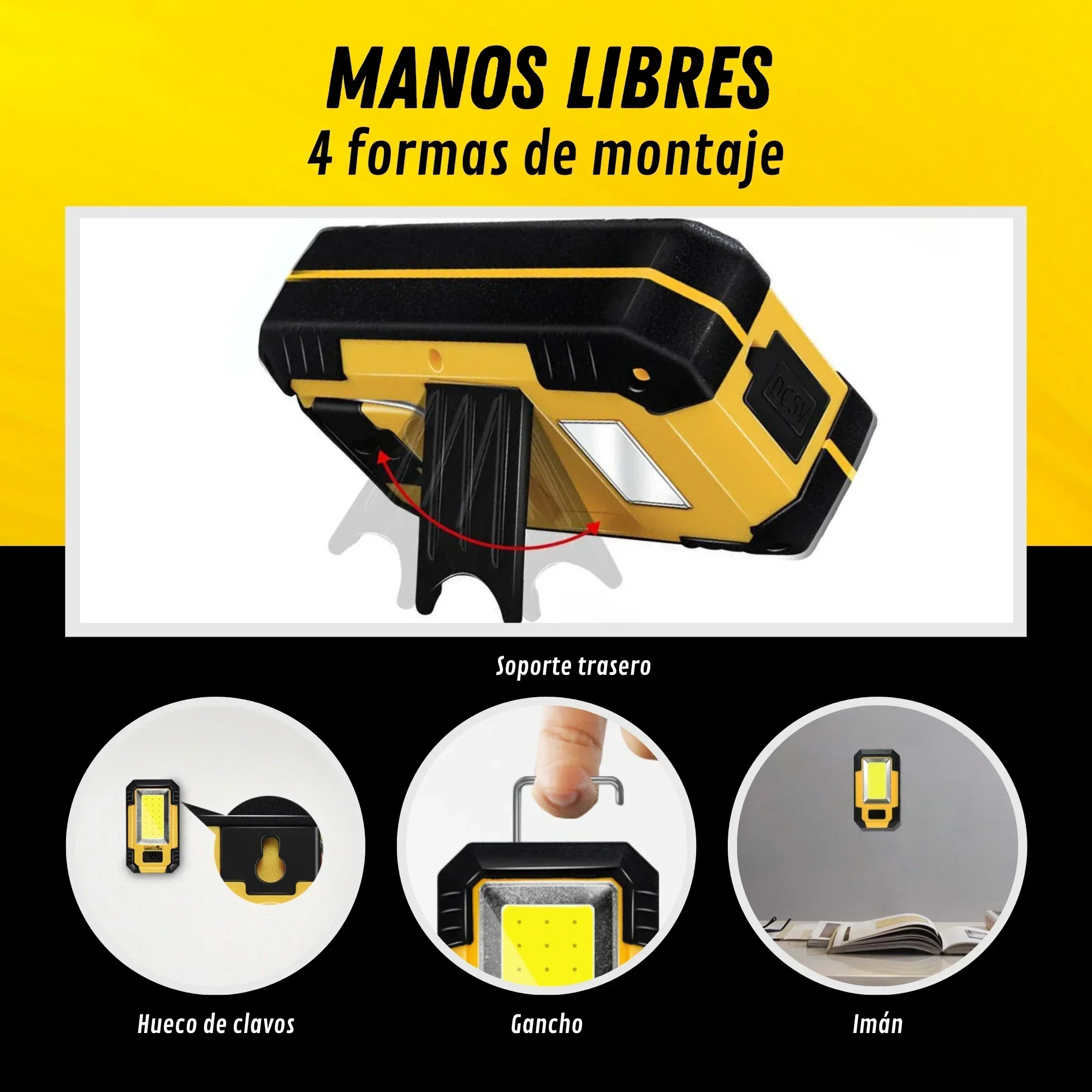 Rechargeable 4000MaH Work Ligh - Outdoor Lighting B&Q 评论和价格