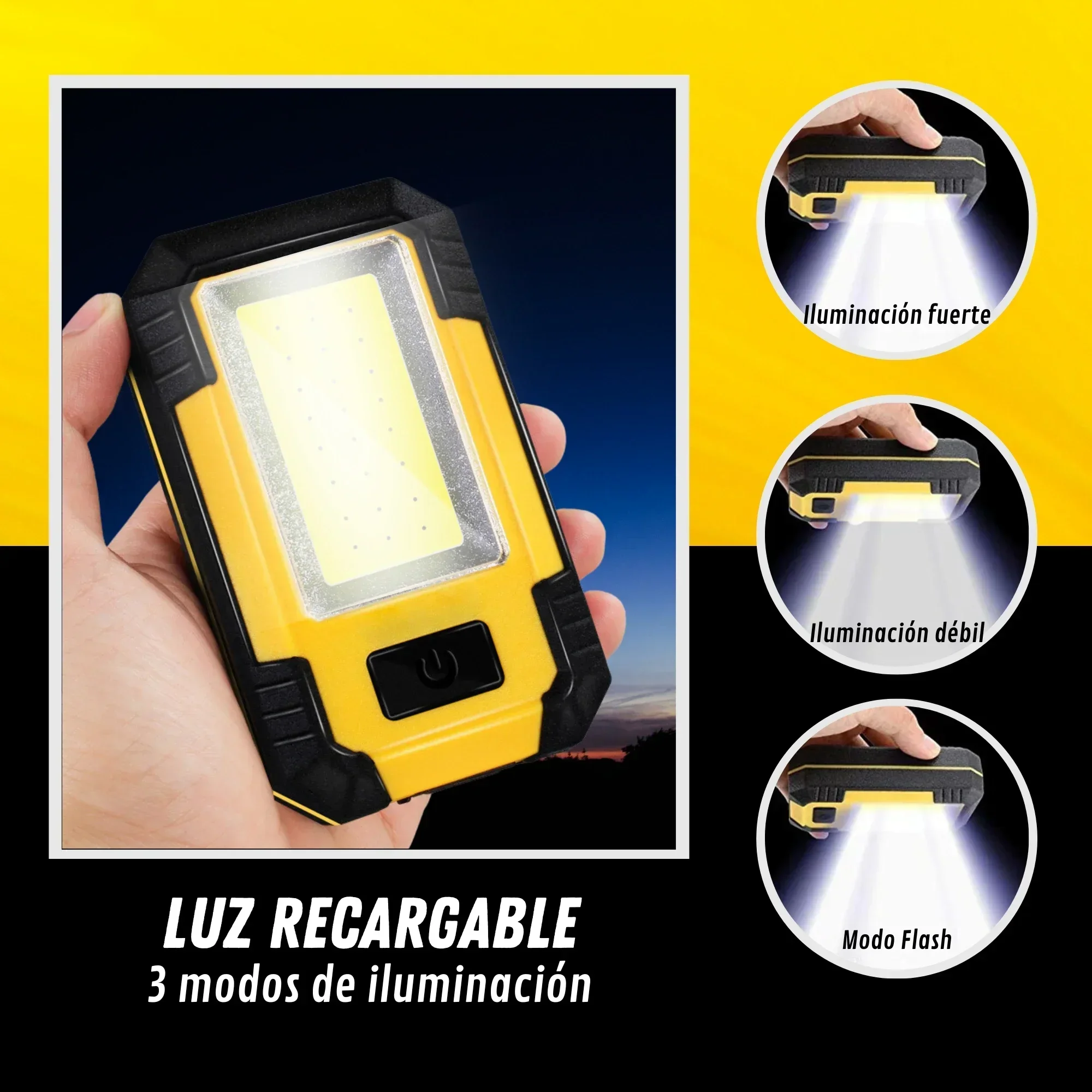 Rechargeable 4000MaH Work Ligh - Outdoor Lighting B&Q 评论和价格
