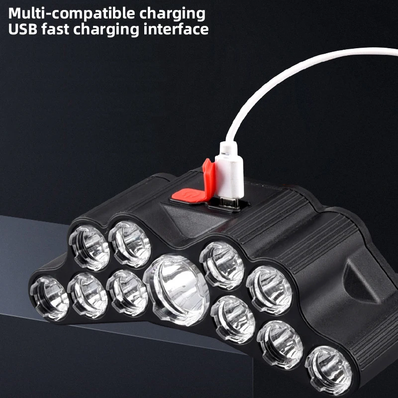 11 LED Headlamp Strong Light H - Outdoor Lighting B&Q 评论和价格