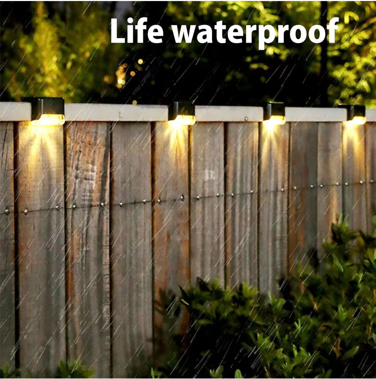 Waterproof Solar-powered Fence - Deck Step Light 评论和价格
