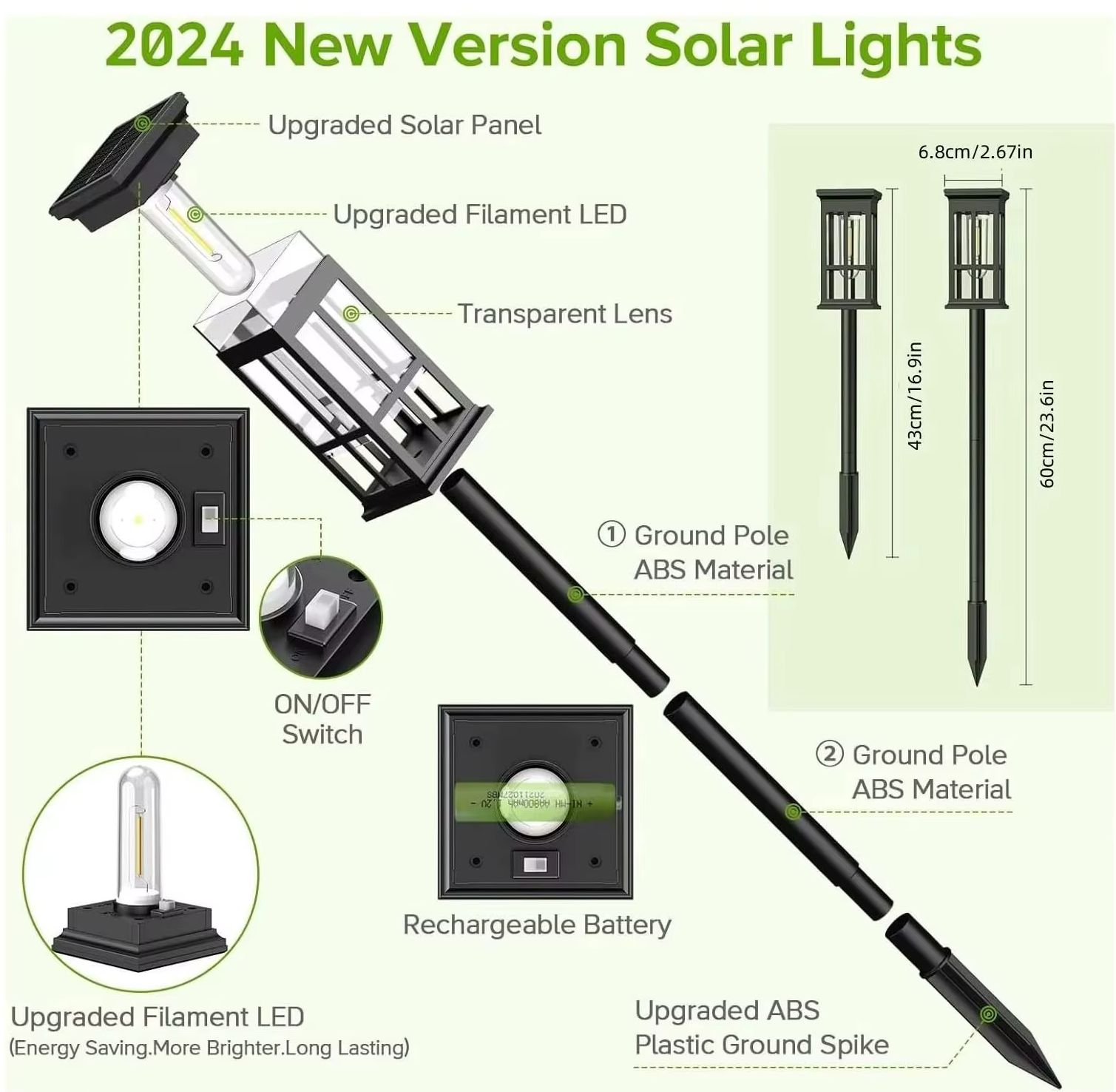 Solar Pathway Light Outdoor So - Outdoor Lighting Under Pergola 评论和价格