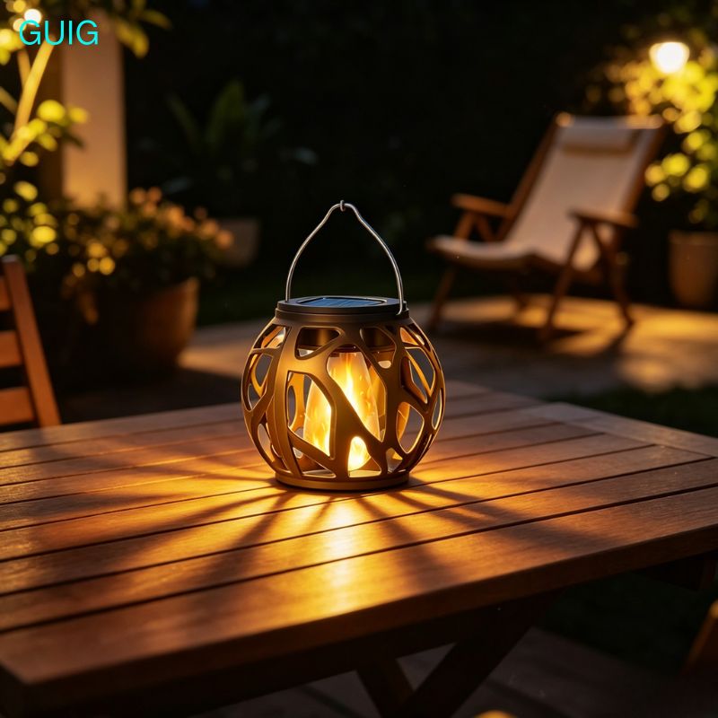 1/2/4 Pack Solar Hanging Flame - Outdoor Lighting On Trees 评论和价格