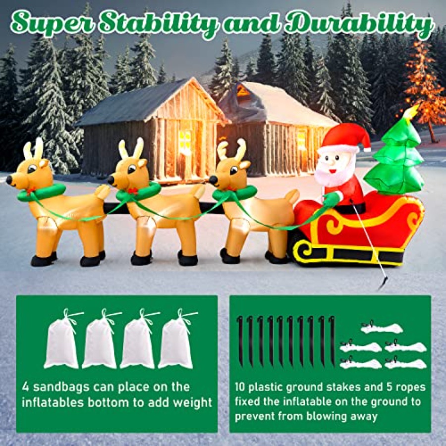 Outdoor Christmas inflatables  - Outdoor Lighting On Trees 评论和价格