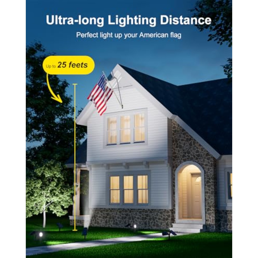 Solar Spotlights Outdoor Water - Outdoor Lighting Landscape 评论和价格