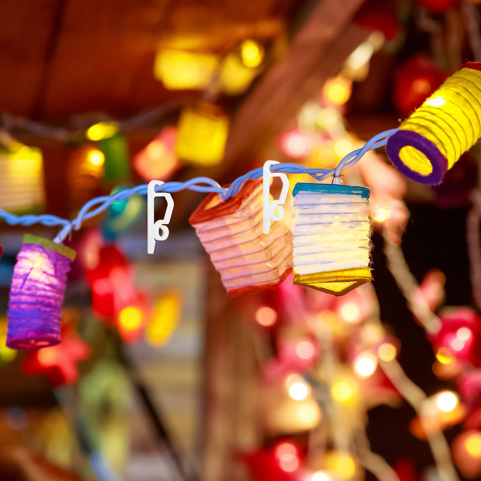 50Pcs String Light Hooks Outdo - Outdoor Lighting For Christmas 评论和价格