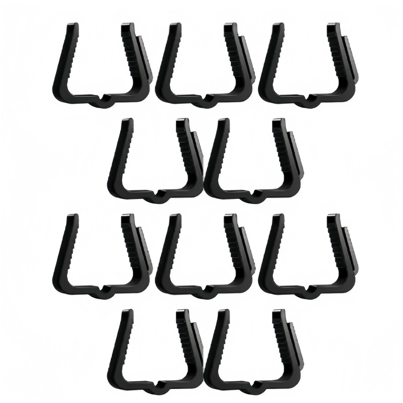 90 pcs Black Outdoor Light Cli - Outdoor Lighting On Fence 评论和价格