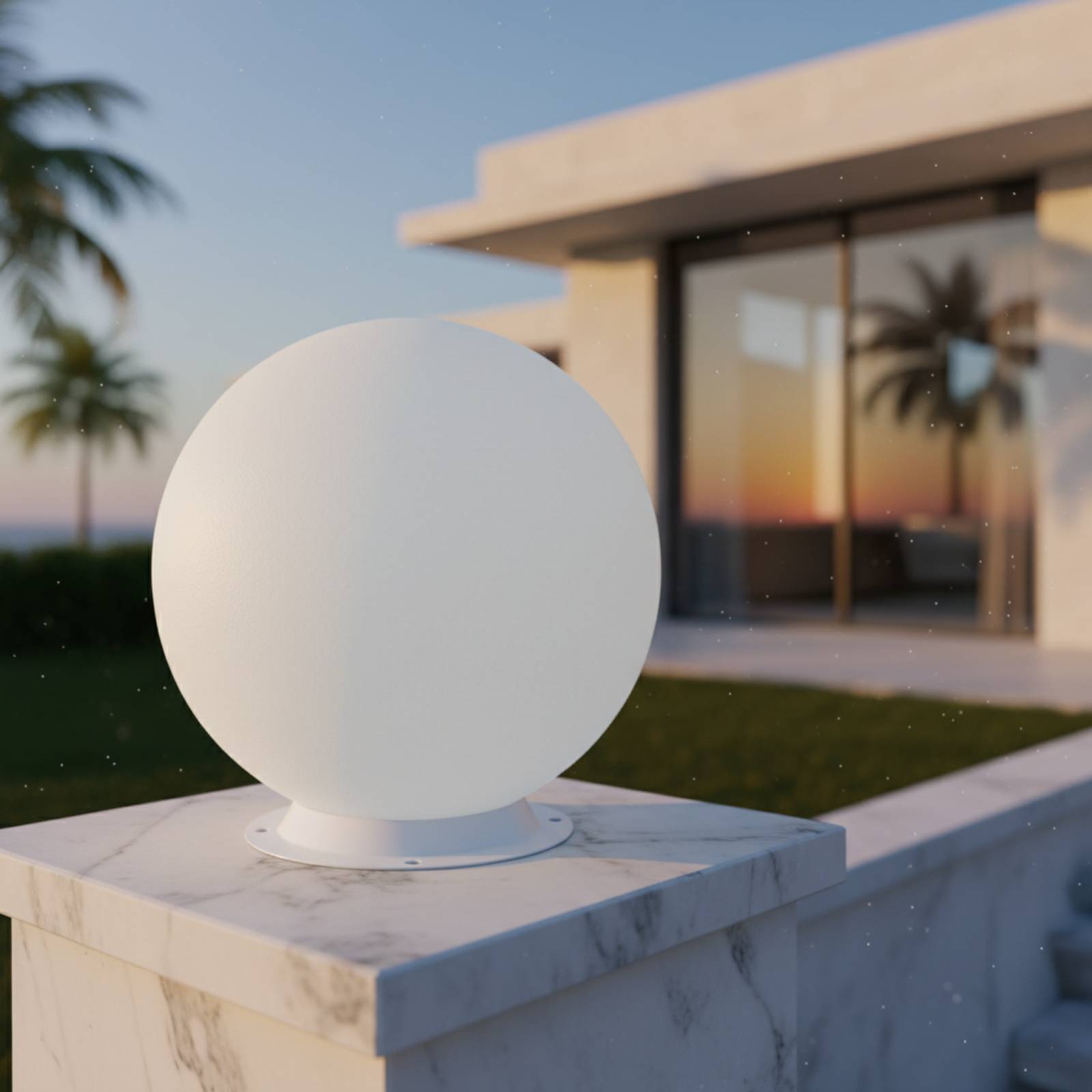 Solar Post Cap Light Dusk to D - Outdoor Lighting Globes 评论和价格