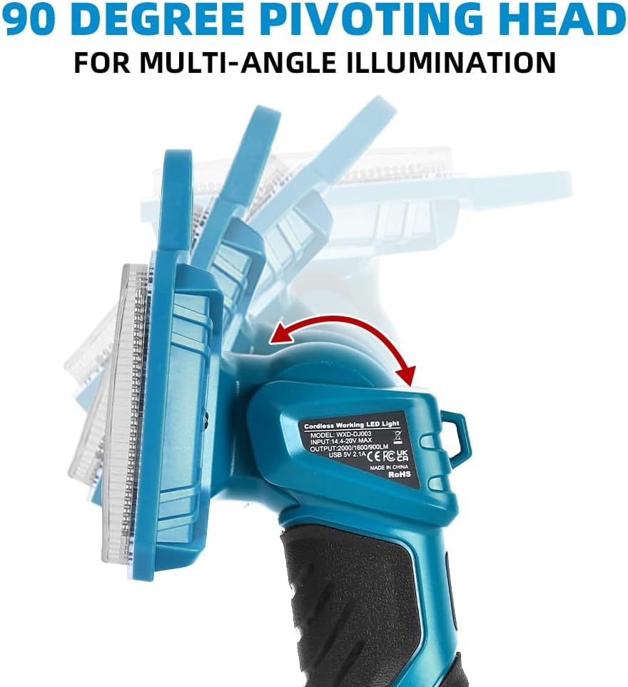 18W 2000LM Cordless LED Flashl - Outdoor Lighting Jobs 评论和价格