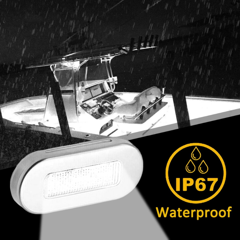 4 Pack 12V Boat Courtesy Light - Deck Step Light 评论和价格