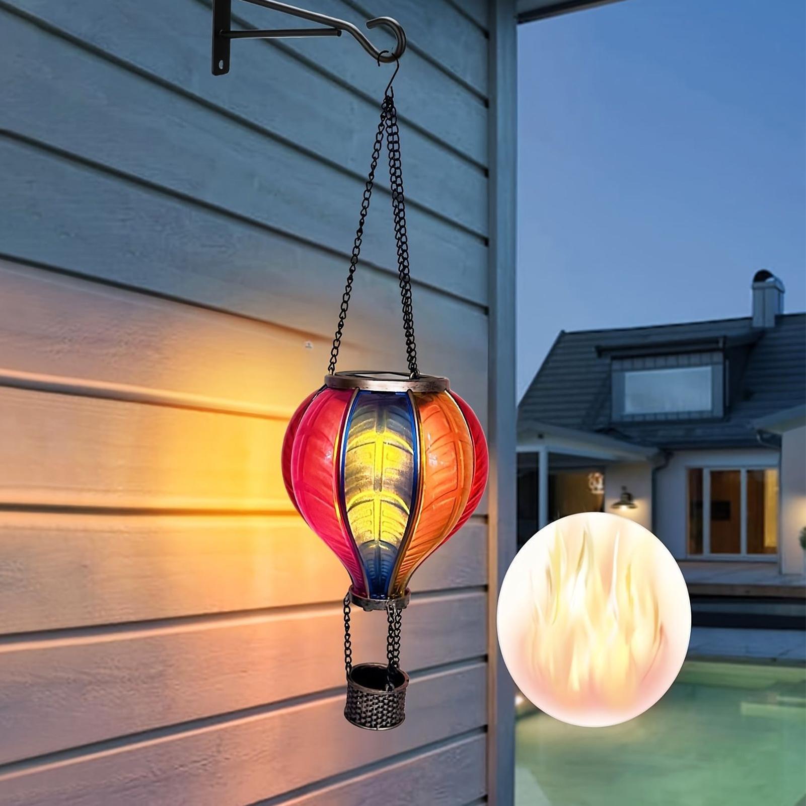 Hot Air Balloon Lanterns Solar - Halo Outdoor Lighting 评论和价格