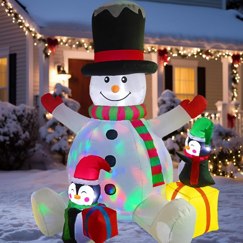 Christmas Inflatable Snowman P - Outdoor Lighting For Christmas 评论和价格