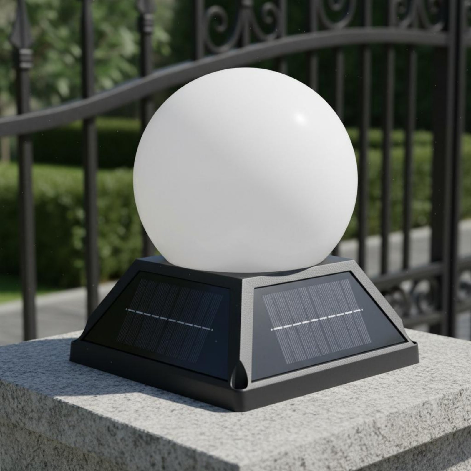 Solar Post Cap Light Wireless  - Outdoor Lighting Globes 评论和价格