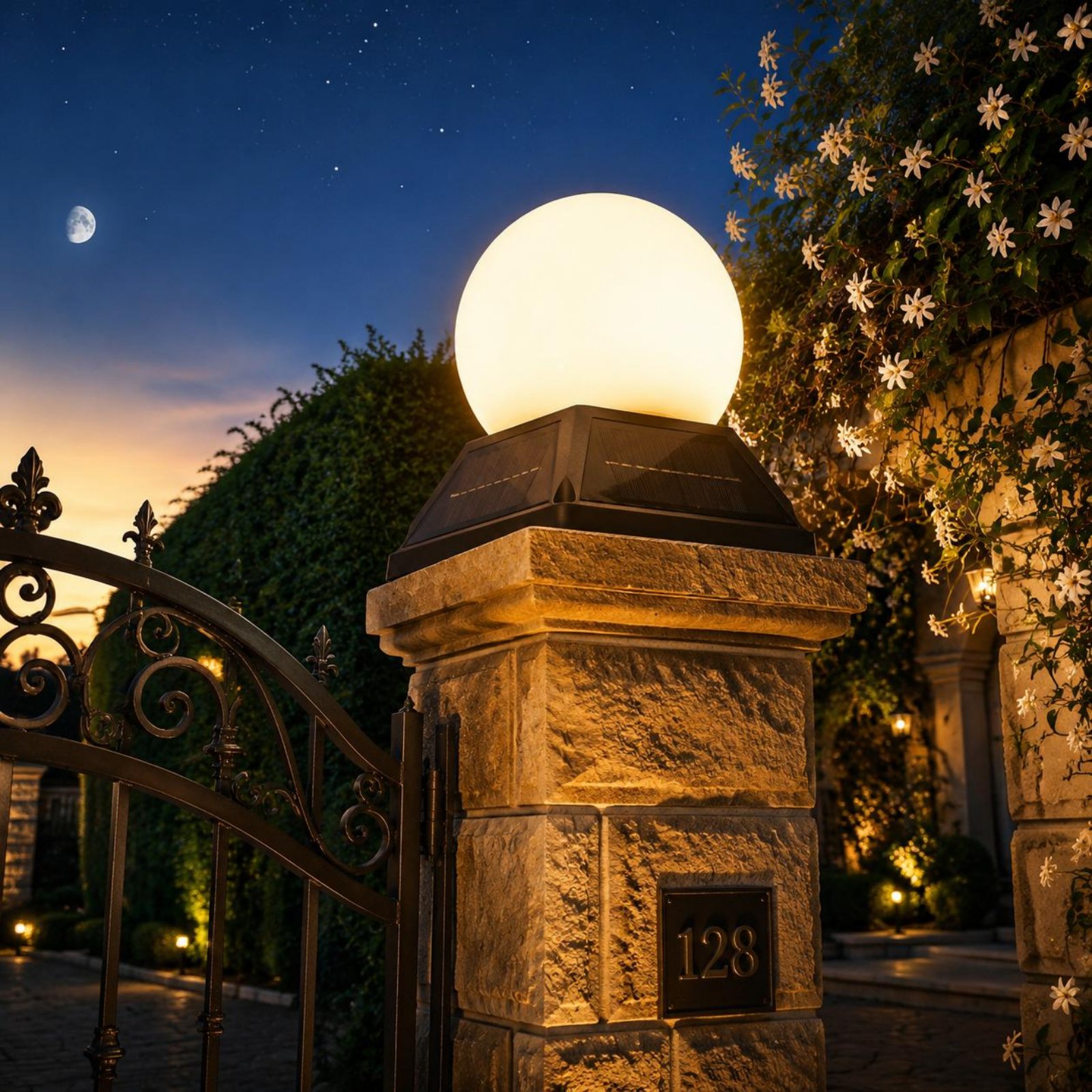 Solar Post Cap Light Wireless  - Outdoor Lighting Globes 评论和价格