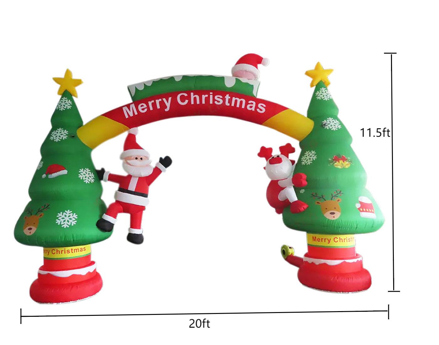 Christmas Inflatable Xmas Tree - Outdoor Lighting On Trees 评论和价格