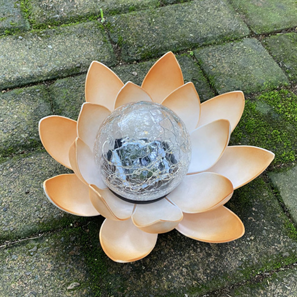Lotus Shaped Garden Solar Ligh - Outdoor Lighting For Christmas 评论和价格
