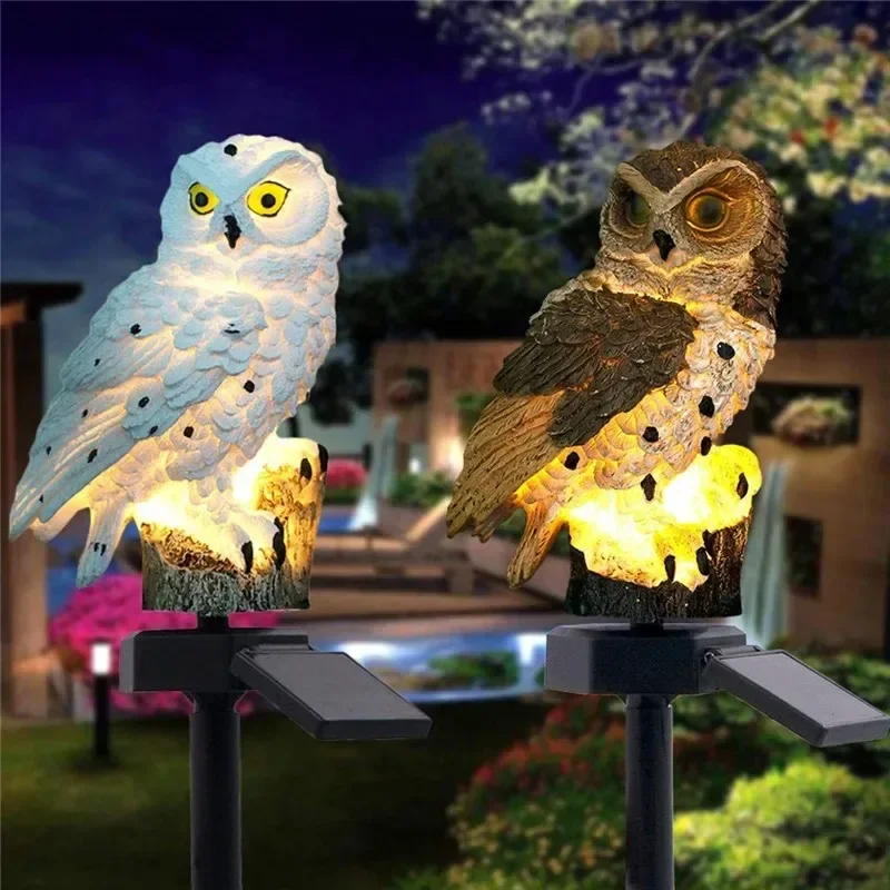 Solar Owl Statue Garden Light  - Outdoor Lighting B&Q 评论和价格