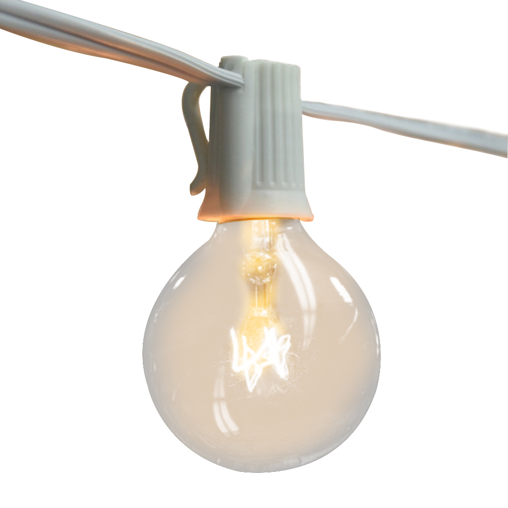 Vintage G40 Clear Bulb String  - Outdoor Lighting Globes 评论和价格