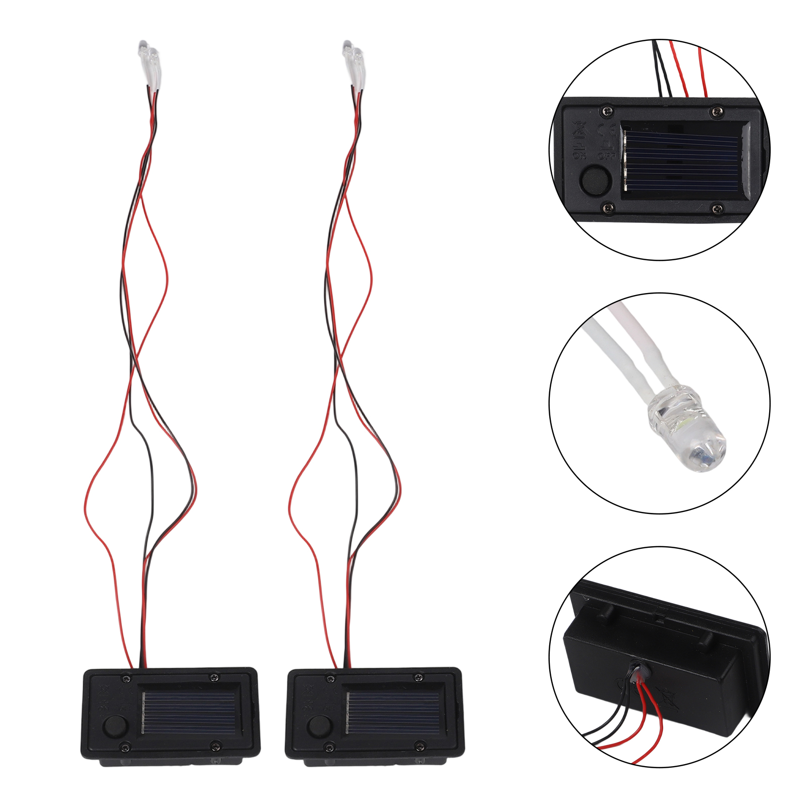 2pcs Solar Light Boxes Replace - Outdoor Lighting Box 评论和价格