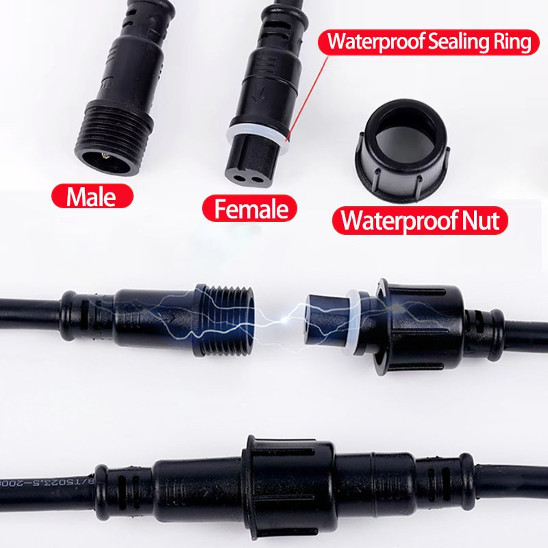 Waterproof Wire Connector Set  - Outdoor Lighting Connectors 评论和价格