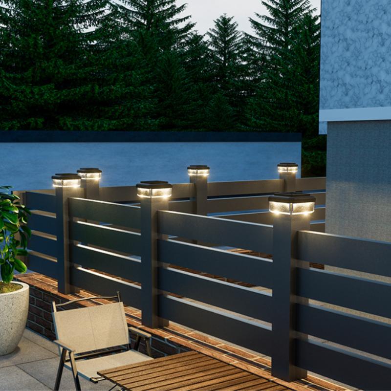 Solar LED Post Cap Light for O - Outdoor Lighting On Fence 评论和价格
