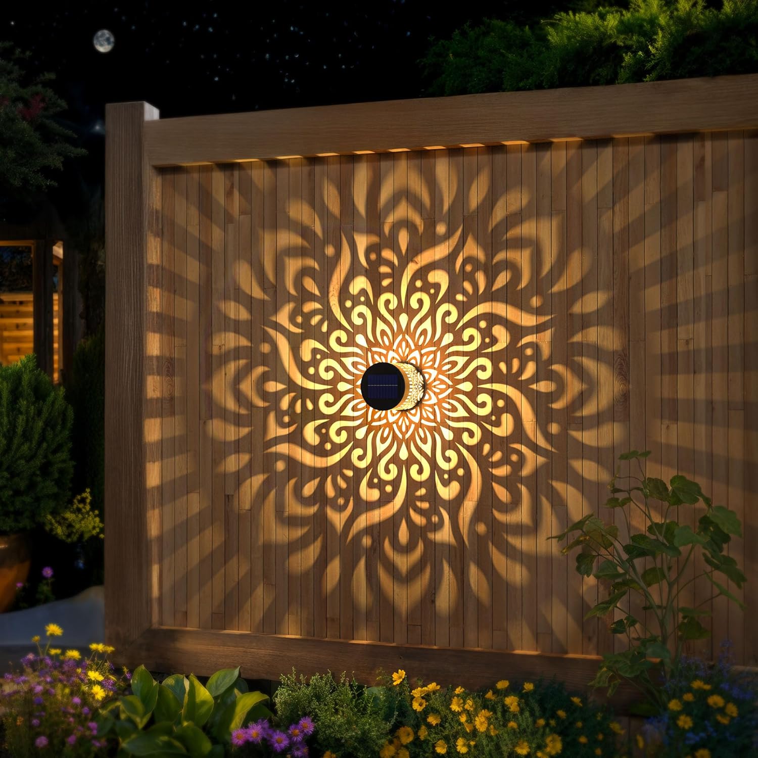 2-Pack Solar Garden Lights IP6 - Outdoor Lighting Deck 评论和价格